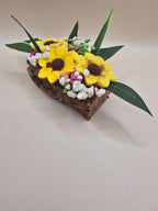 Tronco Artesanal con Flores | Resina y Wax Melts