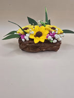 Tronco Artesanal con Flores | Resina y Wax Melts