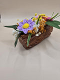 Tronco de Resina con Flores de Wax Melts · Aroma Jazmín