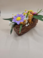 Tronco de Resina con Flores de Wax Melts · Aroma Jazmín