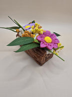 Tronco de Resina con Flores de Wax Melts · Aroma Jazmín
