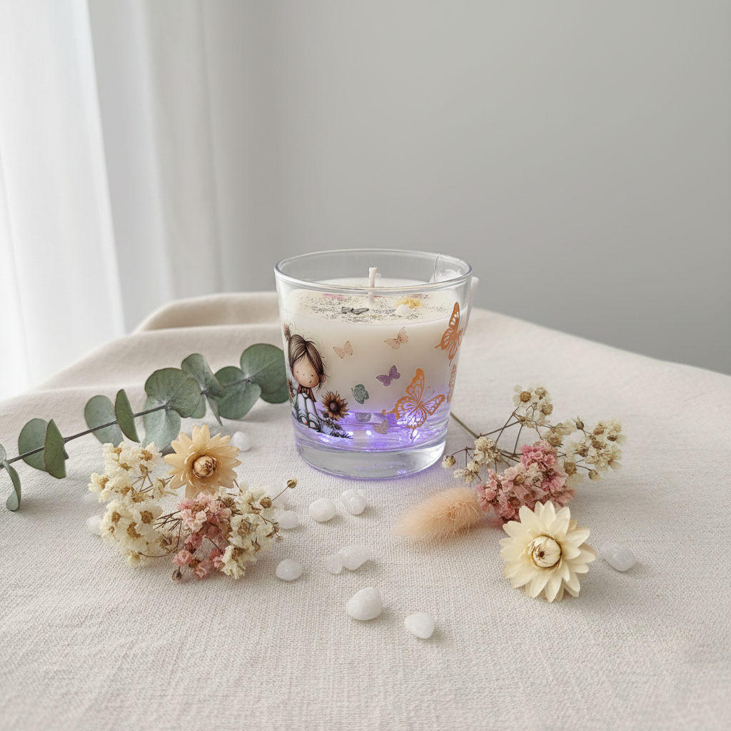 Vela Aromática con LED Flower Boom - vista 2